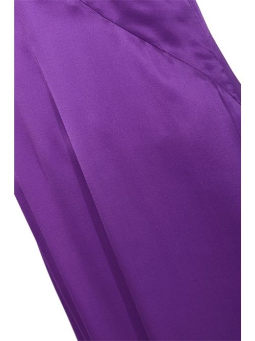 Abito lungo in seta satin Ametista Alpha Studio | AD-6585O2010